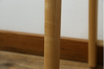 中古　美品　旭川家具　cosine(コサイン)　ブナ材　折りたためる軽量ドレスラック　(R-085157)