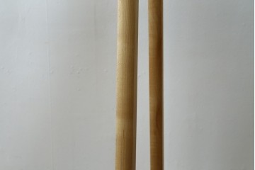 中古　美品　旭川家具　cosine(コサイン)　ブナ材　折りたためる軽量ドレスラック　(R-085157)