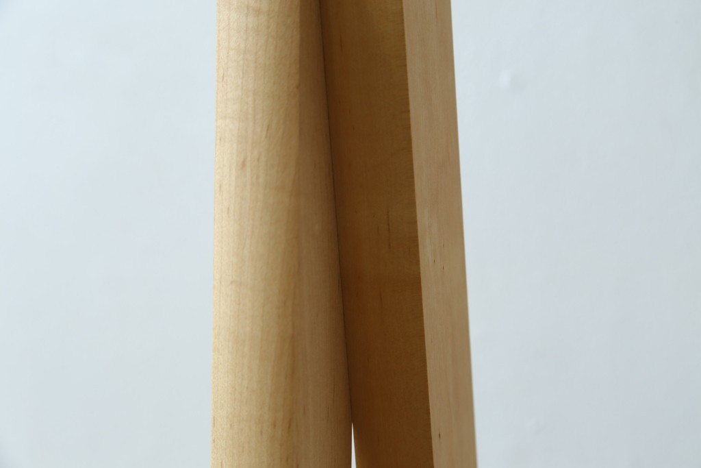 中古　美品　旭川家具　cosine(コサイン)　ブナ材　折りたためる軽量ドレスラック　(R-085157)