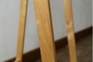 中古　美品　旭川家具　cosine(コサイン)　ブナ材　折りたためる軽量ドレスラック　(R-085157)