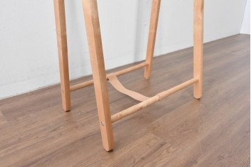 中古　美品　旭川家具　cosine(コサイン)　ブナ材　折りたためる軽量ドレスラック　(R-085157)