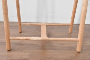 中古　美品　旭川家具　cosine(コサイン)　ブナ材　折りたためる軽量ドレスラック　(R-085157)