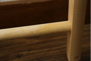 中古　美品　旭川家具　cosine(コサイン)　ブナ材　折りたためる軽量ドレスラック　(R-085158)