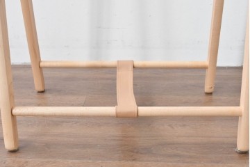 中古　美品　旭川家具　cosine(コサイン)　ブナ材　折りたためる軽量ドレスラック　(R-085158)