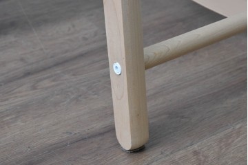 中古　美品　旭川家具　cosine(コサイン)　ブナ材　折りたためる軽量ドレスラック　(R-085158)