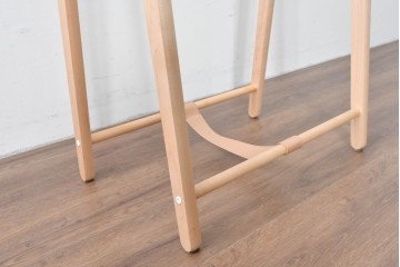 中古　美品　旭川家具　cosine(コサイン)　ブナ材　折りたためる軽量ドレスラック　(R-085158)