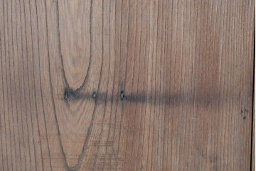 アンティーク建具　明治～大正　総欅(ケヤキ)材　力強い木目が印象的な蔵戸1枚　(R-085159)