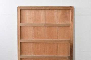 アンティーク建具　明治～大正　経年を感じる素朴な風合いの蔵戸1枚　(R-085161)