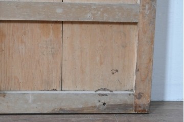 アンティーク建具　明治～大正　経年を感じる素朴な風合いの蔵戸1枚　(R-085161)