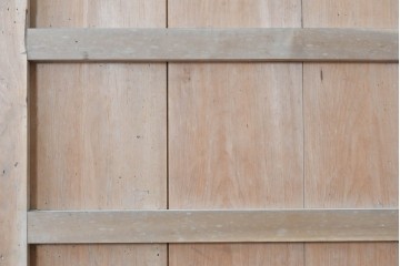 アンティーク建具　明治～大正　経年を感じる素朴な風合いの蔵戸1枚　(R-085161)