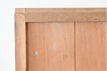 アンティーク建具　明治～大正　経年を感じる素朴な風合いの蔵戸1枚　(R-085161)