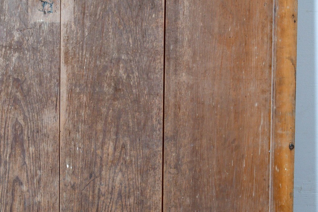 アンティーク建具　明治～大正　経年を感じる素朴な風合いの蔵戸1枚　(R-085161)