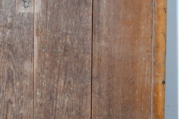 アンティーク建具　明治～大正　経年を感じる素朴な風合いの蔵戸1枚　(R-085161)