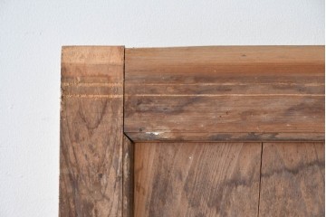 アンティーク建具　明治～大正　経年を感じる素朴な風合いの蔵戸1枚　(R-085161)