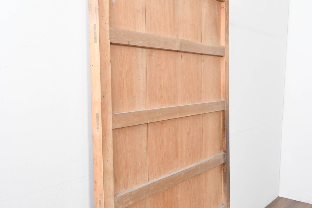 アンティーク建具　明治～大正　経年を感じる素朴な風合いの蔵戸1枚　(R-085161)