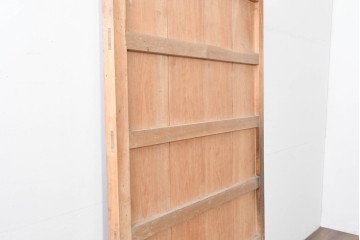 アンティーク建具　明治～大正　経年を感じる素朴な風合いの蔵戸1枚　(R-085161)