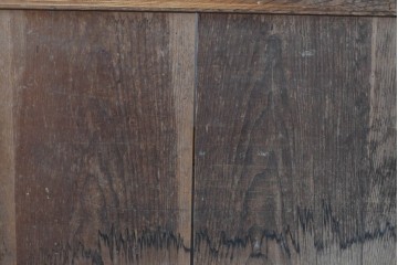 アンティーク建具　明治～大正　時代を経た素朴な風合いが味わい深い升目蔵戸1枚　(R-085162)