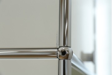 中古　美品　スイス　USMハラー(USM Haller)　モジュール構造の5段シェルフ　定価約35万5千円　(R-085164)