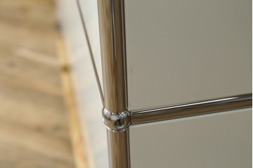 中古　美品　スイス　USMハラー(USM Haller)　モジュール構造の5段シェルフ　定価約35万5千円　(R-085164)