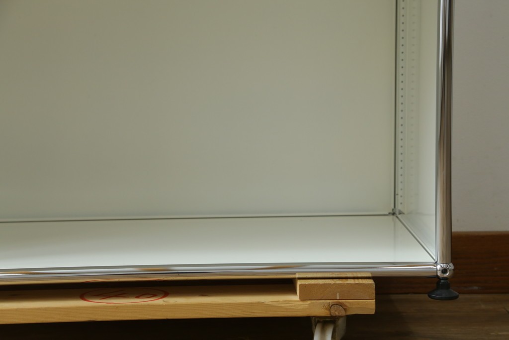 中古　美品　スイス　USMハラー(USM Haller)　モジュール構造の5段シェルフ　定価約35万5千円　(R-085164)