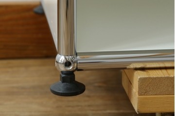 中古　美品　スイス　USMハラー(USM Haller)　モジュール構造の5段シェルフ　定価約35万5千円　(R-085164)