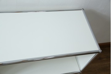 中古　美品　スイス　USMハラー(USM Haller)　モジュール構造のサイドボード　定価約27万円相当　(R-085165)