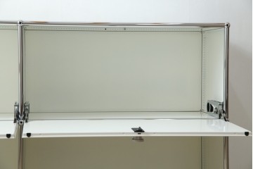 中古　美品　スイス　USMハラー(USM Haller)　モジュール構造のサイドボード　定価約33万4千円相当　(R-085166)