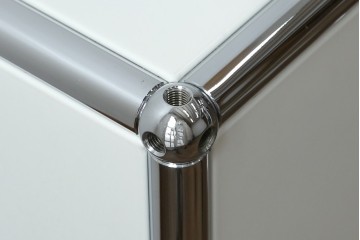 中古　美品　スイス　USMハラー(USM Haller)　モジュール構造のサイドボード　定価約33万4千円相当　(R-085166)