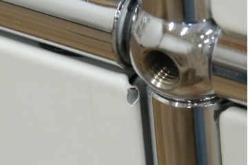 中古　美品　スイス　USMハラー(USM Haller)　モジュール構造のサイドボード　定価約33万4千円相当　(R-085166)