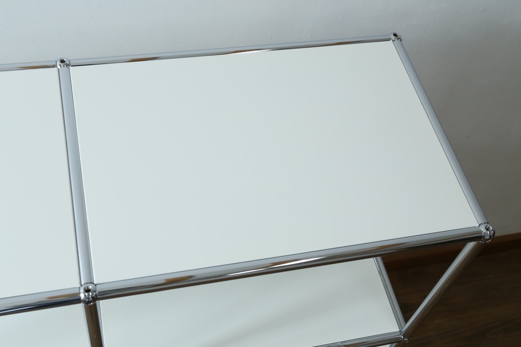 中古　美品　スイス　USMハラー(USM Haller)　2列3段　シェルフ　定価約24万円　(R-085167)