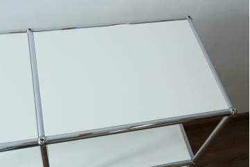 中古　美品　スイス　USMハラー(USM Haller)　2列3段　シェルフ　定価約24万円　(R-085167)