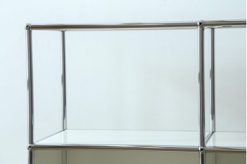 中古　美品　スイス　USMハラー(USM Haller)　2列3段　シェルフ　定価約24万円　(R-085167)