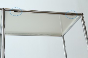 中古　美品　スイス　USMハラー(USM Haller)　2列3段　シェルフ　定価約24万円　(R-085167)