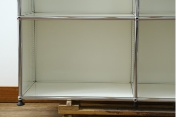 中古　美品　スイス　USMハラー(USM Haller)　2列3段　シェルフ　定価約24万円　(R-085167)