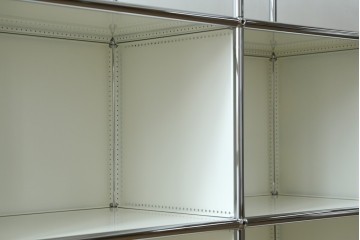 中古　美品　スイス　USMハラー(USM Haller)　2列3段　シェルフ　定価約24万円　(R-085167)