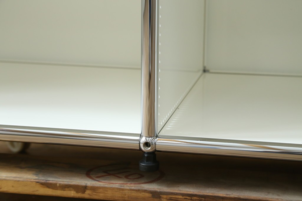 中古　美品　スイス　USMハラー(USM Haller)　2列3段　シェルフ　定価約24万円　(R-085167)