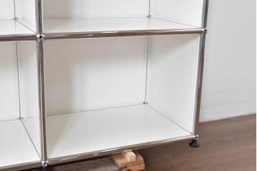 中古　美品　スイス　USMハラー(USM Haller)　モジュール構造のシェルフ　定価約24万円相当　(R-085167)