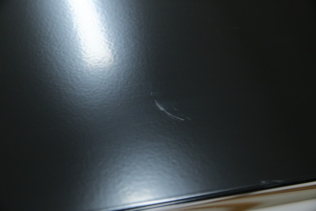 中古　美品　スイス　USMハラー(USM Haller)　クロームフレームにブラックの棚板を組み合わせたシンプルなオープンラック　定価約14万6千円　(R-085168)