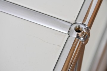 中古　美品　スイス　USMハラー(USM Haller)　モジュール構造のオープンサイドボード　定価約38万4千円相当　(R-085169)