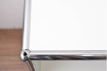 中古　美品　スイス　USMハラー(USM Haller)　モジュール構造のオープンサイドボード　定価約38万4千円相当　(R-085169)