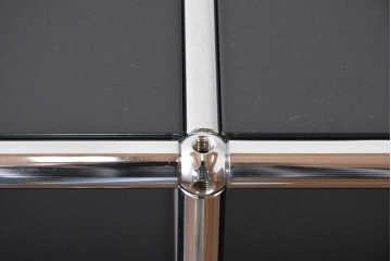 中古　美品　スイス　USMハラー(USM Haller)　クロームフレームが映える開放的なデザインのオープンラック　定価約26万円相当　(R-085170)