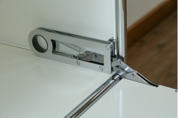 中古　美品　スイス　USMハラー(USM Haller)　ホームオフィスにもおすすめなスッキリとしたデザインの5段シェルフ　定価約63万1千円　(R-085172)