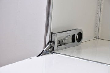 中古　美品　スイス　USMハラー(USM Haller)　ホームオフィスにもおすすめなスッキリとしたデザインの5段シェルフ　定価約63万1千円相当　(R-085172)