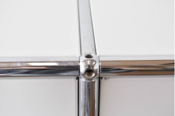 中古　美品　スイス　USMハラー(USM Haller)　ホームオフィスにもおすすめなスッキリとしたデザインの5段シェルフ　定価約63万1千円相当　(R-085172)