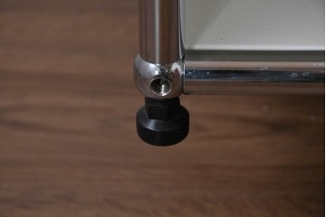 中古　美品　スイス　USMハラー(USM Haller)　ホームオフィスにもおすすめなスッキリとしたデザインの5段シェルフ　定価約63万1千円相当　(R-085172)