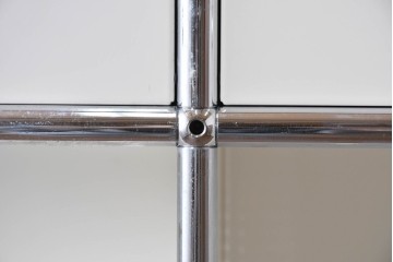 中古　美品　スイス　USMハラー(USM Haller)　ホームオフィスにもおすすめなスッキリとしたデザインの5段シェルフ　定価約63万1千円相当　(R-085172)