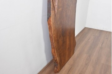 アメリカヴィンテージ　特大‼　美しいバール杢のクラロウォールナット材をそのままに活かした一枚板　(R-085173)