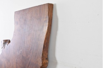 アメリカヴィンテージ　特大‼　美しいバール杢のクラロウォールナット材をそのままに活かした一枚板　(R-085173)