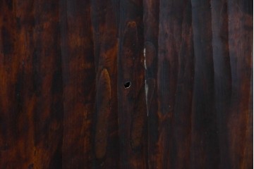 アメリカヴィンテージ　特大‼　美しいバール杢のクラロウォールナット材をそのままに活かした一枚板　(R-085173)