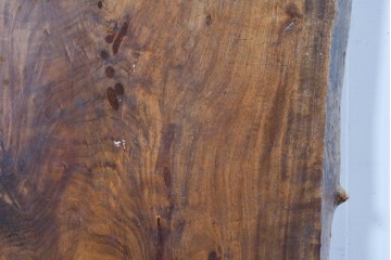 アメリカヴィンテージ　特大‼　美しいバール杢のクラロウォールナット材をそのままに活かした一枚板　(R-085173)